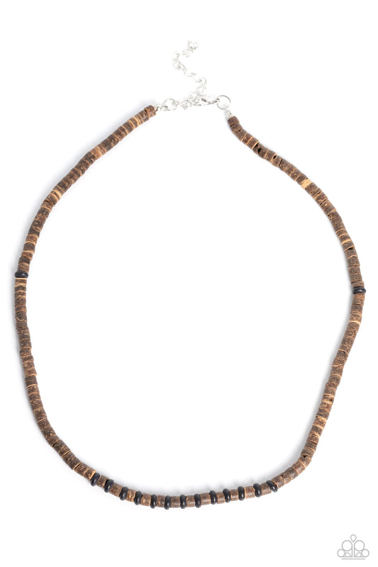 The WOOD Times - Black Necklace- Paparazzi Accessories
