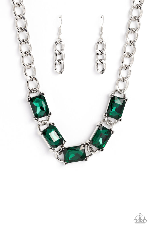 Radiating Review - Green Necklace - Paparazzi Accessories