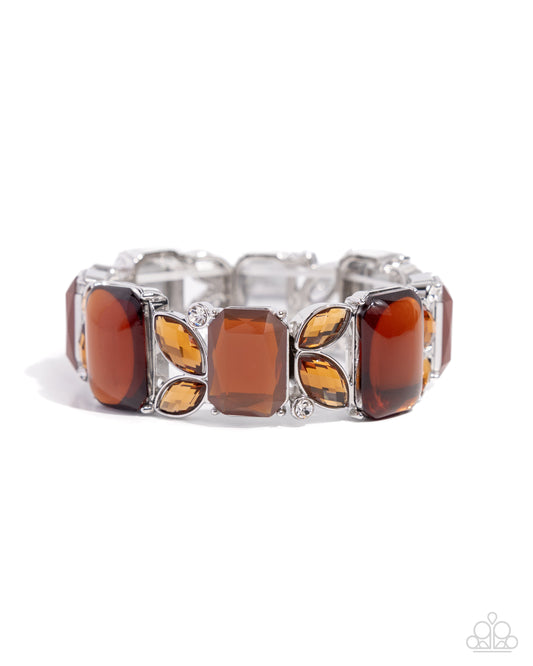 Lavish Laurels - Brown Bracelet - Paparazzi Accessories