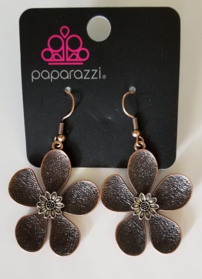Fresh Florals - Copper Earrings