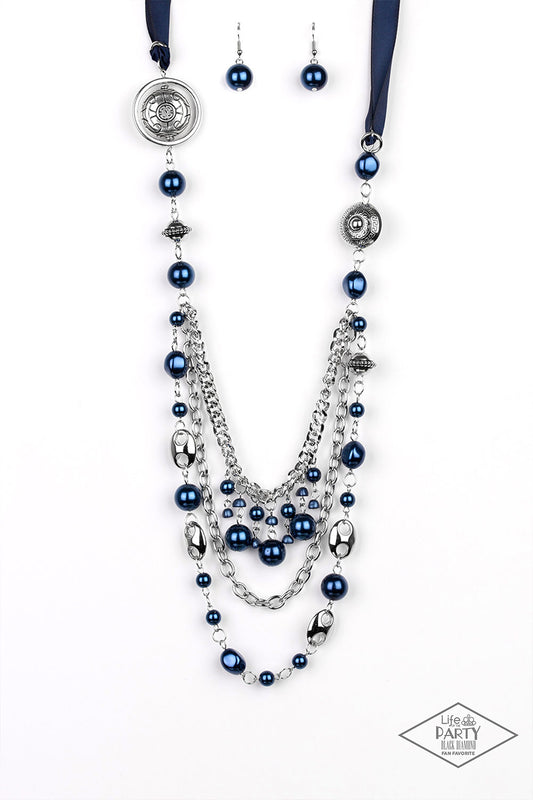 All The Trimmings - Blue Necklace