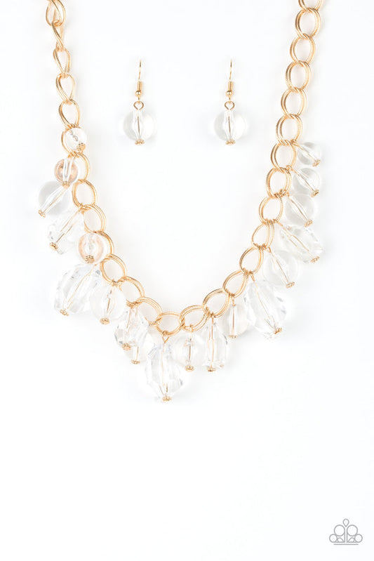 Gorgeously Globetrotter - Gold Necklace - Paparazzi Accessories