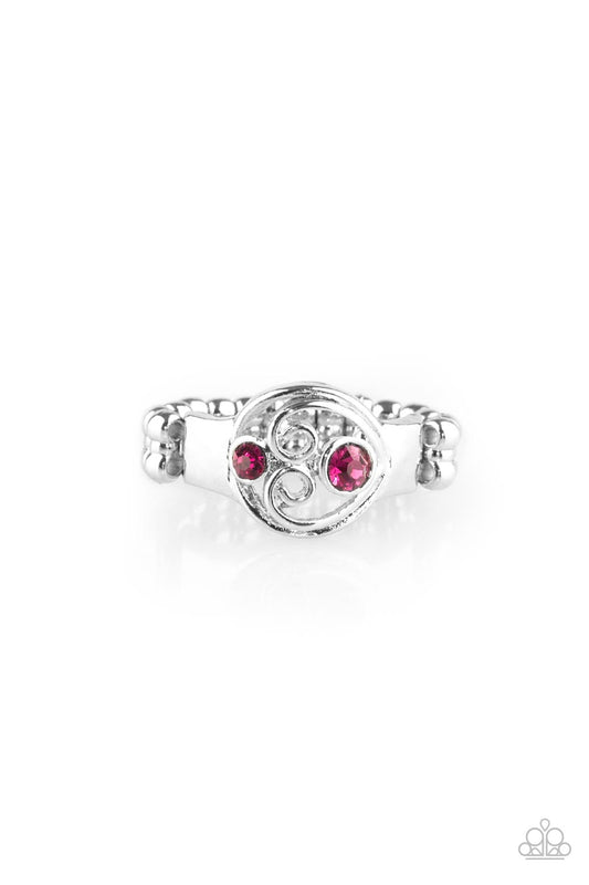 Oceanic Bliss - Pink Ring - Paparazzi Accessories