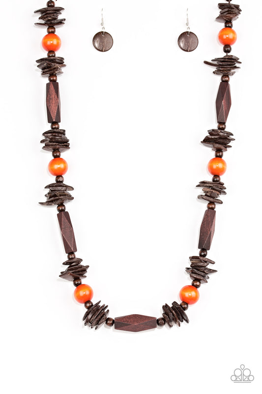 Cozumel Coast - Orange Necklace