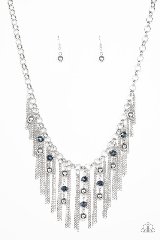 Ever Rebellious - Blue Necklace - Paparazzi Accessories