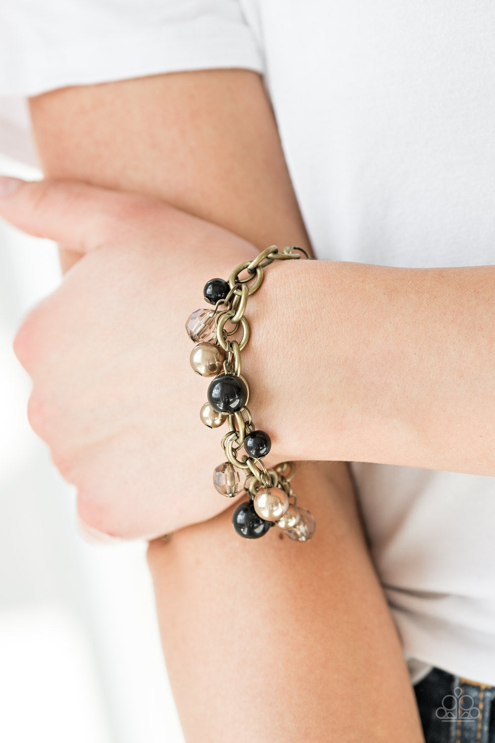 Grit and Glamour - Black Bracelet - Paparazzi Accessories
