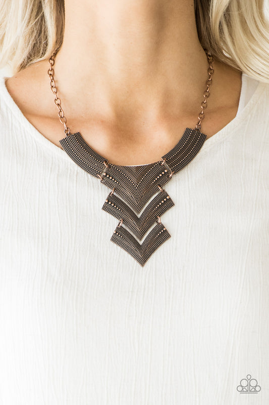 Fiercely Pharaoh - Copper Necklace