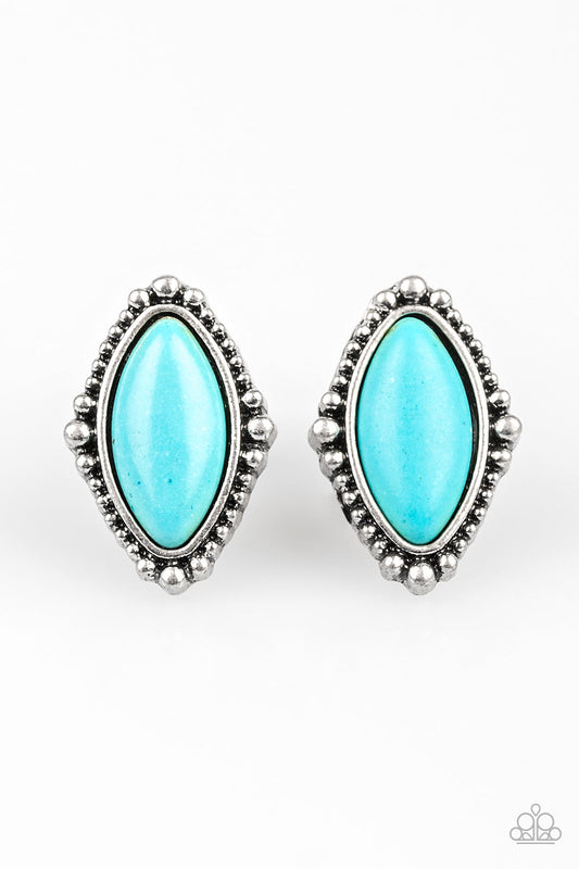 A House Is Not A HOMESTEAD - Blue Earrings