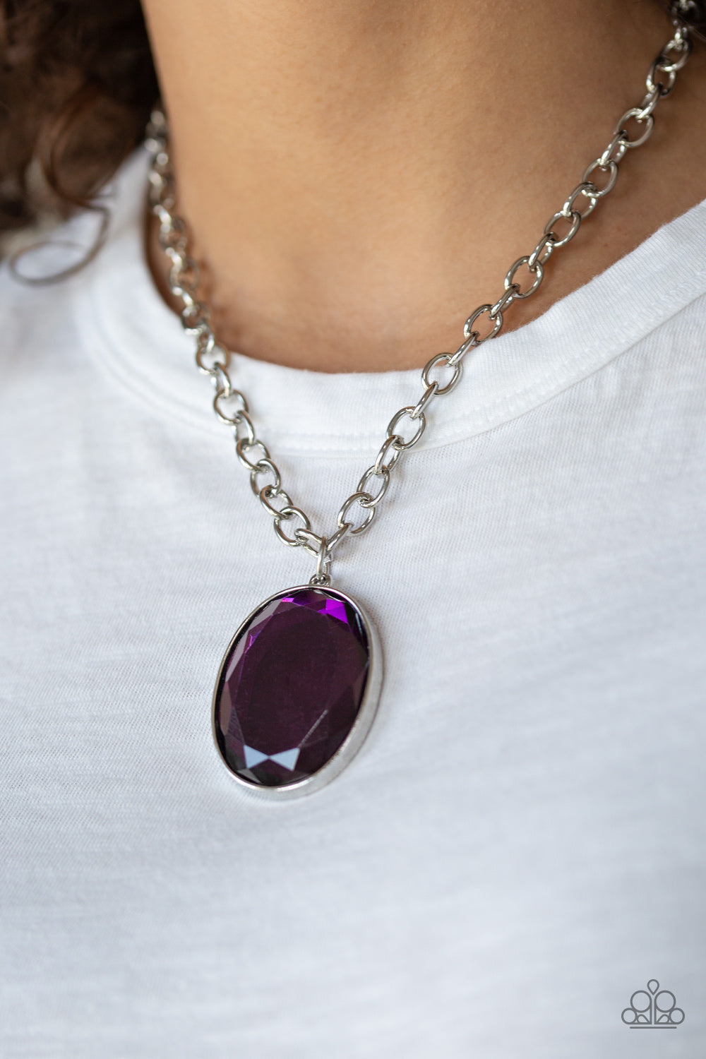 Light As HEIR - Purple Necklace - Paparazzi Accessories
