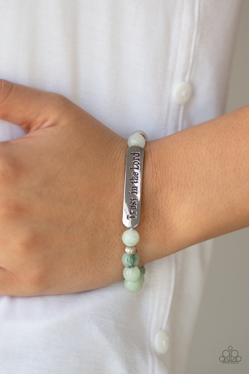 Trust Always - Green Bracelet