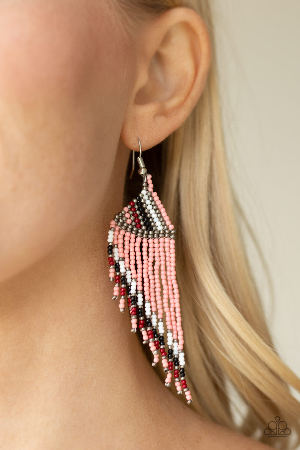 Bodaciously Bohemian - Orange Earrings