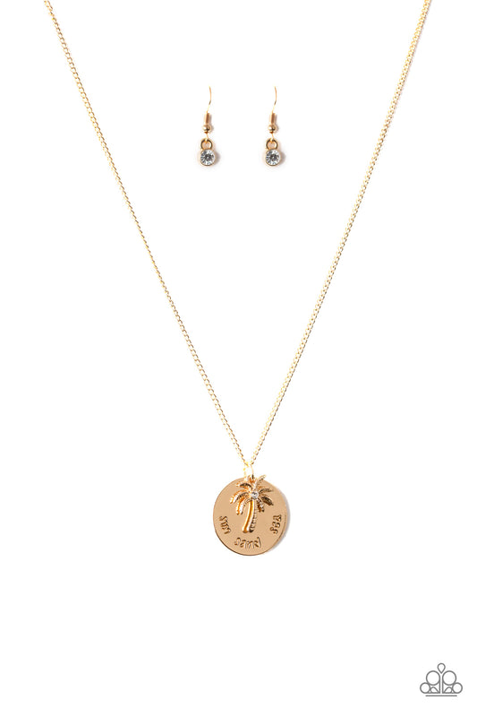 Breezy Palm Trees - Gold - Jazzy Jewels With Lady J