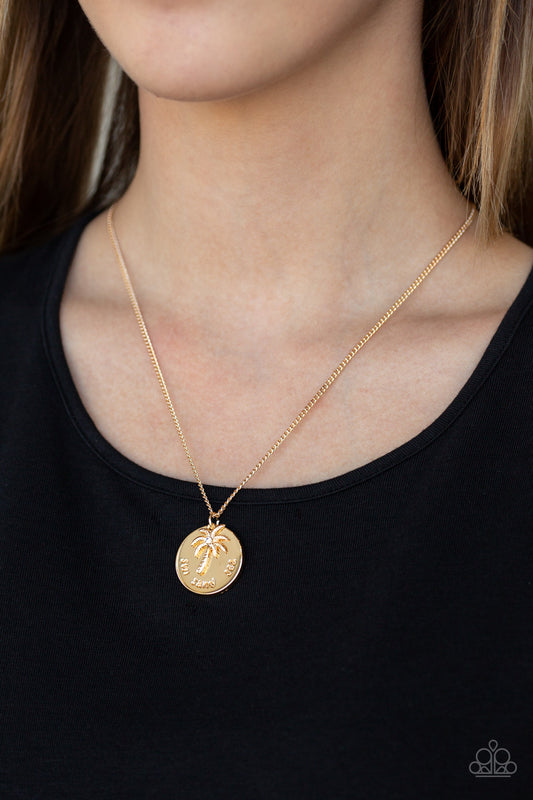 Breezy Palm Trees - Gold - Jazzy Jewels With Lady J