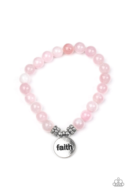 FAITH It, Till You Make It - Pink Bracelet - Paparazzi Accessories