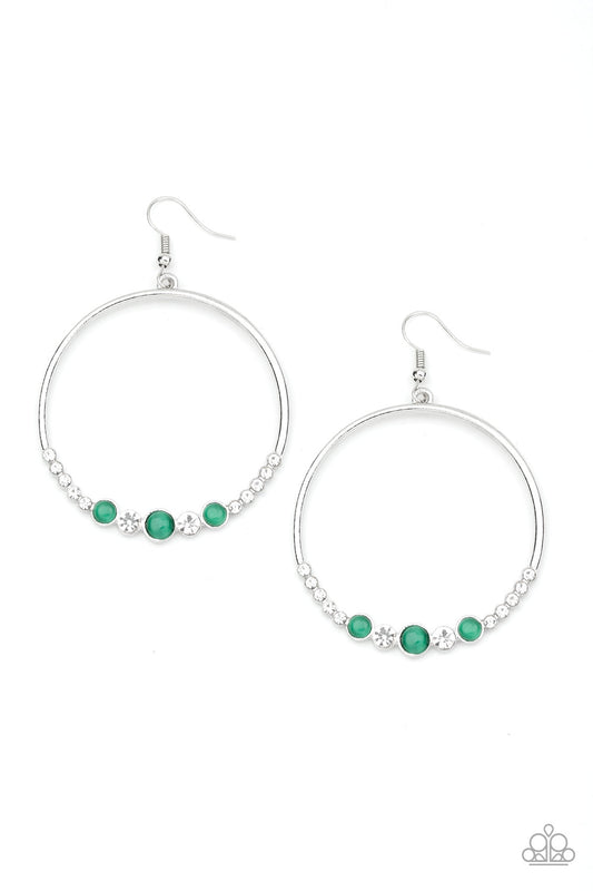 Dancing Radiance - Green Earrings