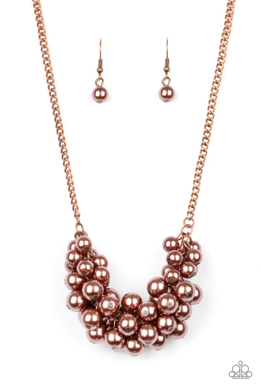 Grandiose Glimmer - Copper Necklace - Paparazzi Accessories