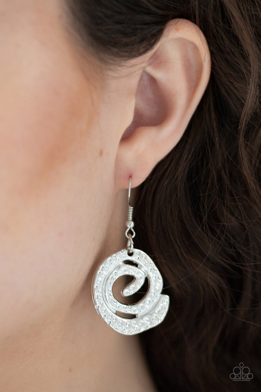 Statement Swirl - Silver - Jazzy Jewels With Lady J
