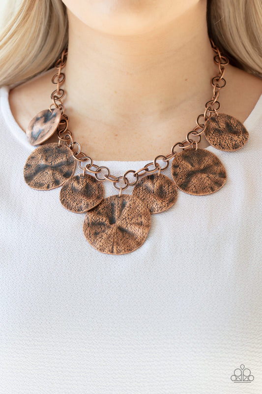 Barely Scratched The Surface - Copper Necklace - Jazzy Jewels With Lady J