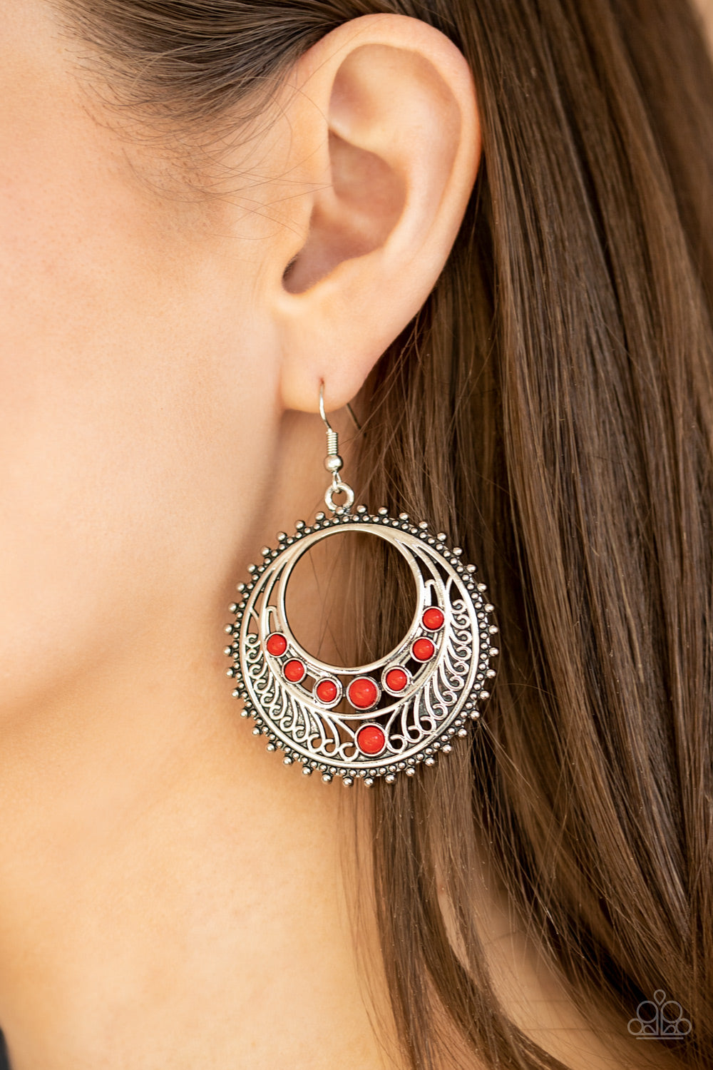 Boho Bliss - Red Earrings