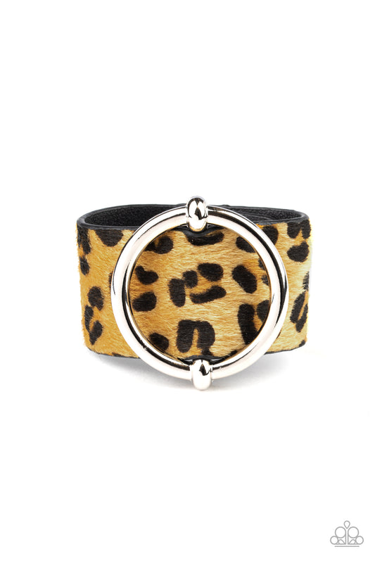 Asking FUR Trouble - Yellow Bracelet - Jazzy Jewels With Lady J