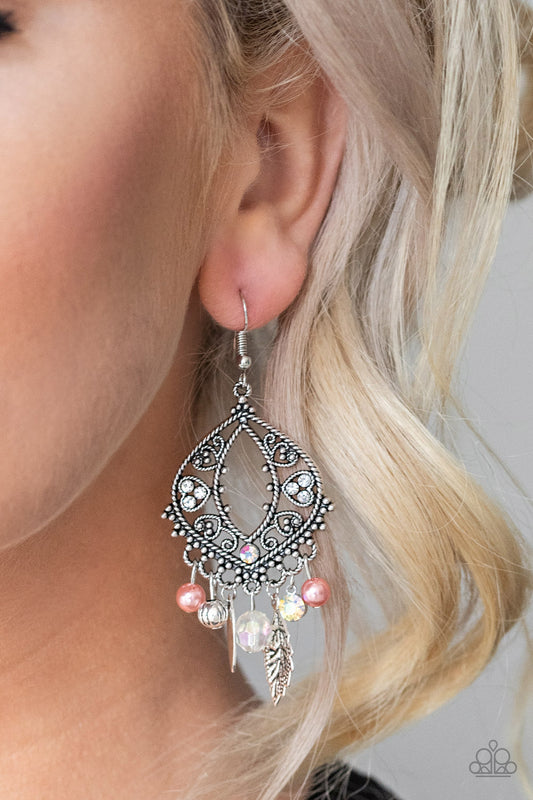 Garden Picnic - Orange Earrings - Jazzy Jewels With Lady J