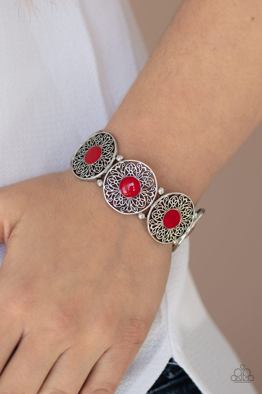 Painted Garden - Red - Jazzy Jewels With Lady J