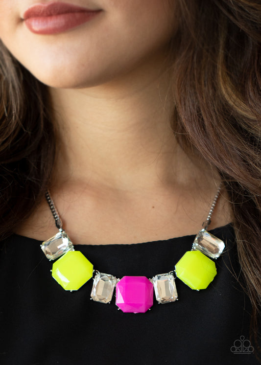 Royal Crest - Yellow Necklace - Paparazzi Accessories