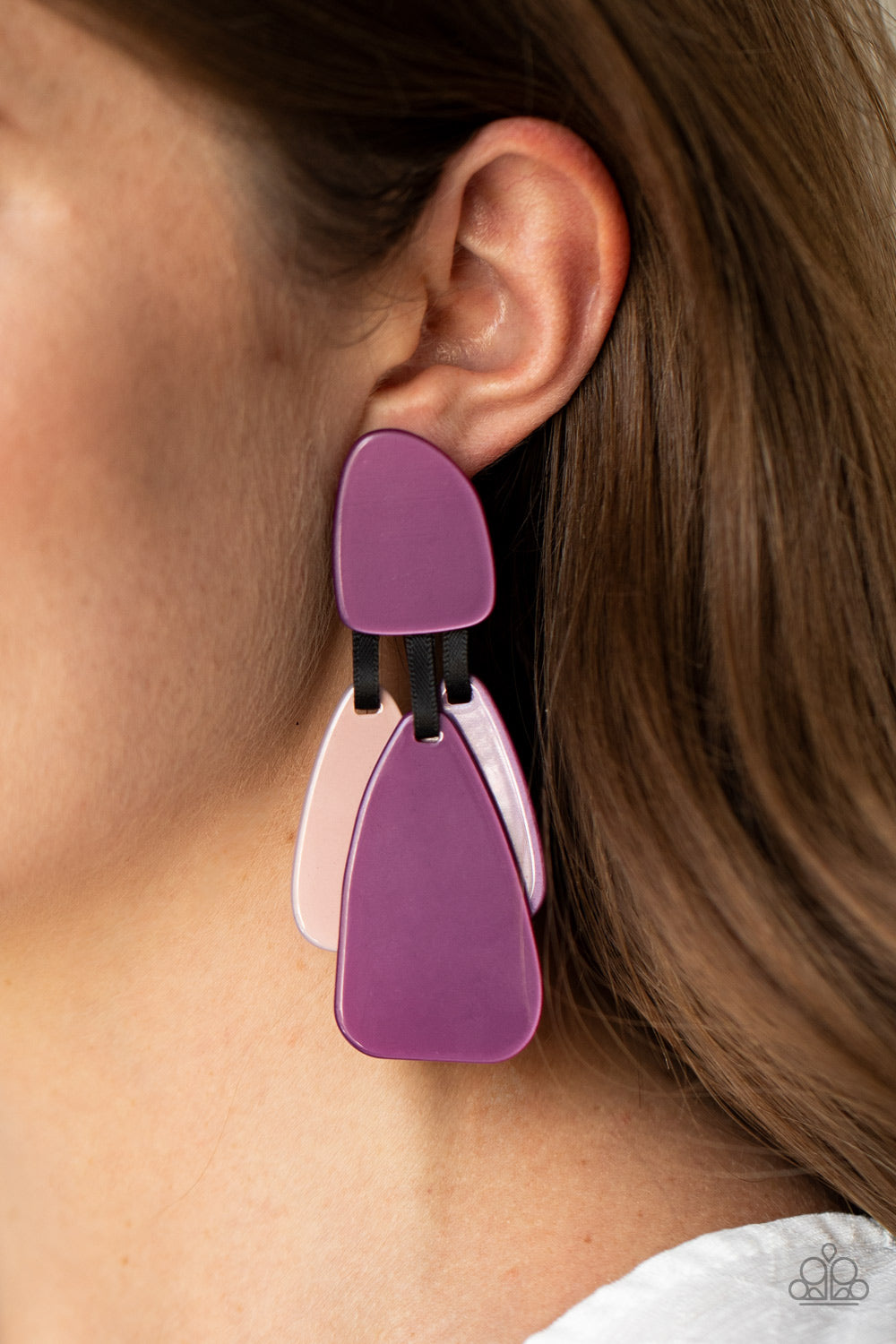 All FAUX One - Purple Earrings - Paparazzi Accessories