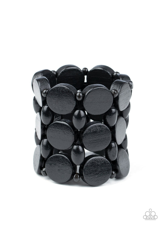 Cruising Coronado - Black Bracelet - Paparazzi Accessories
