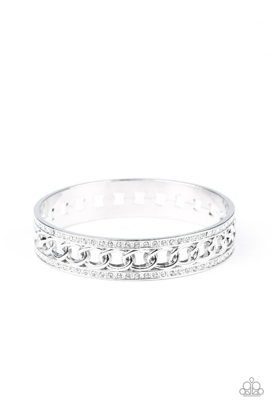 Couture Court - White Bracelet