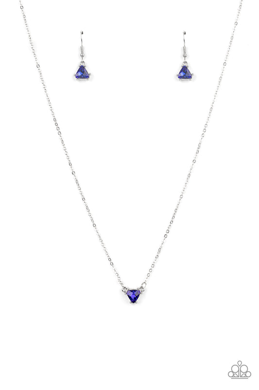 Downright Dainty - Blue Necklace