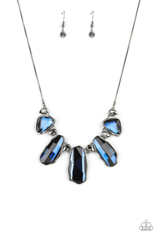 Cosmic Cocktail - Blue Necklace - Paparazzi Accessories