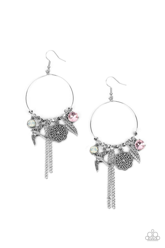 TWEET Dreams - Pink Earrings - Paparazzi Accessories