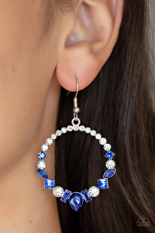 Revolutionary Refinement - Blue Earrings - Paparazzi Accessories