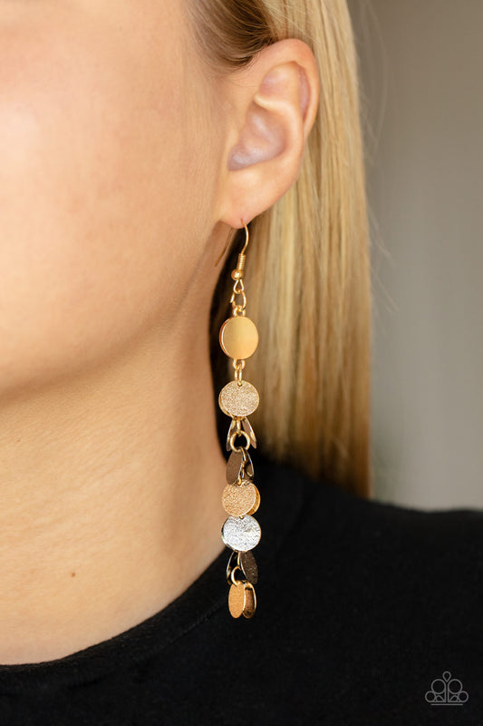 Game CHIME - Multi Earrings - Paparazzi Accessories