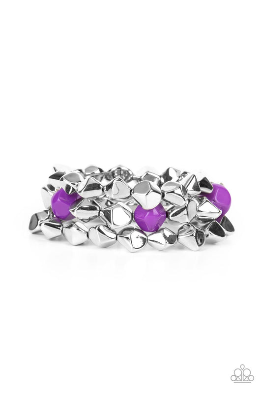 A Perfect TENACIOUS - Purple Bracelet - Paparazzi Accessories