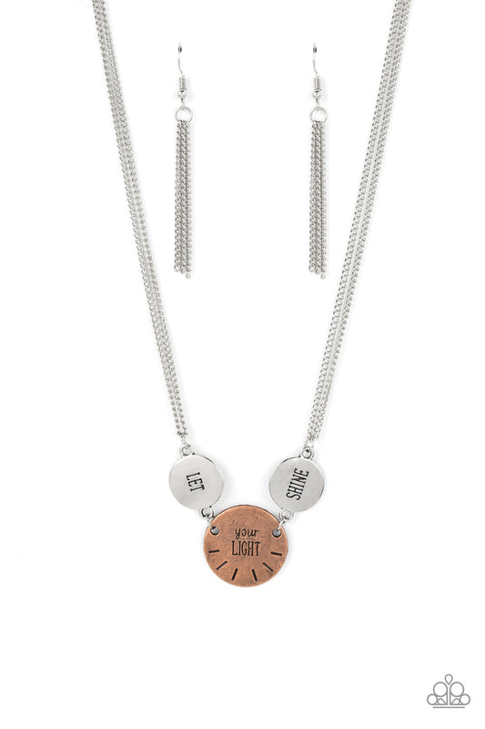 Shine Your Light - Silver Necklace - Paparazzi Accessories