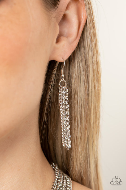 Top of the Food Chain - Silver Necklace - Paparazzi Accessories