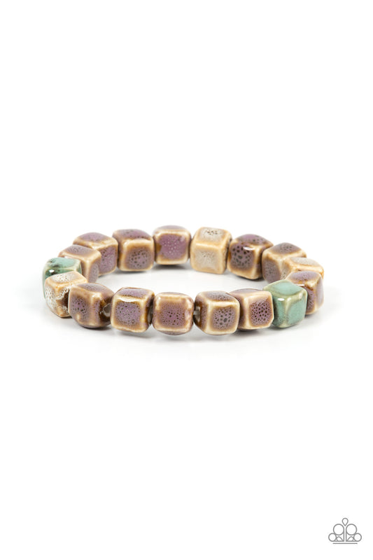 Glaze Craze - Purple Bracelet - Paparazzi Accessories