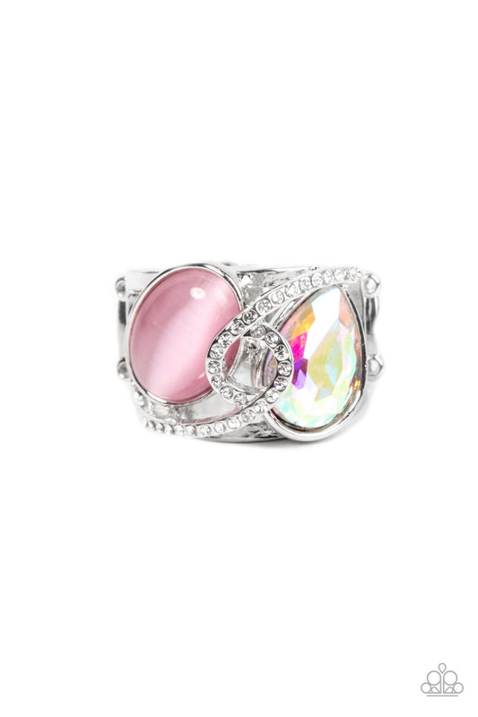 SELFIE-Indulgence - Pink Ring - Paparazzi Accessories