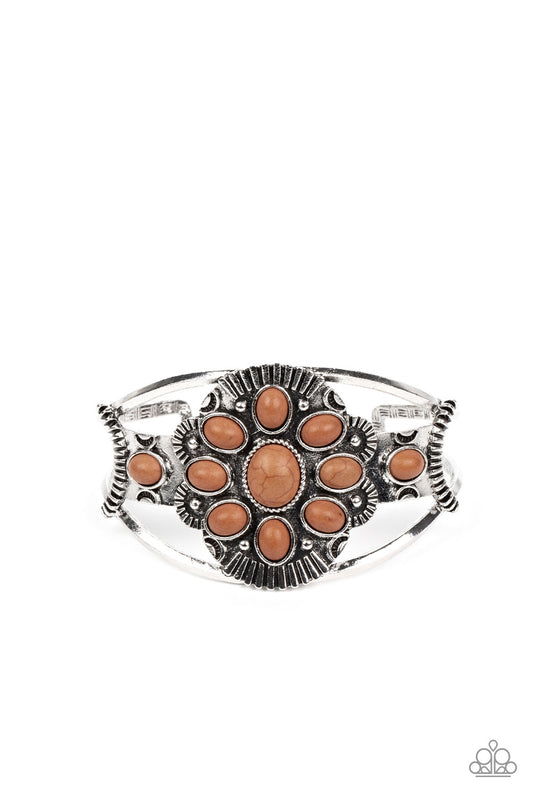 Wistfully Western - Brown Bracelet - Paparazzi Accessories