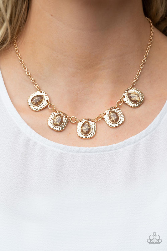 Mayan Masterpiece - Brown Necklace - Paparazzi Accessories