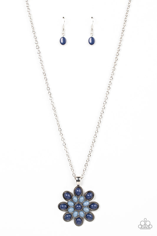 In the MEADOW of Nowhere - Blue Earrings - Paparazzi Accessories