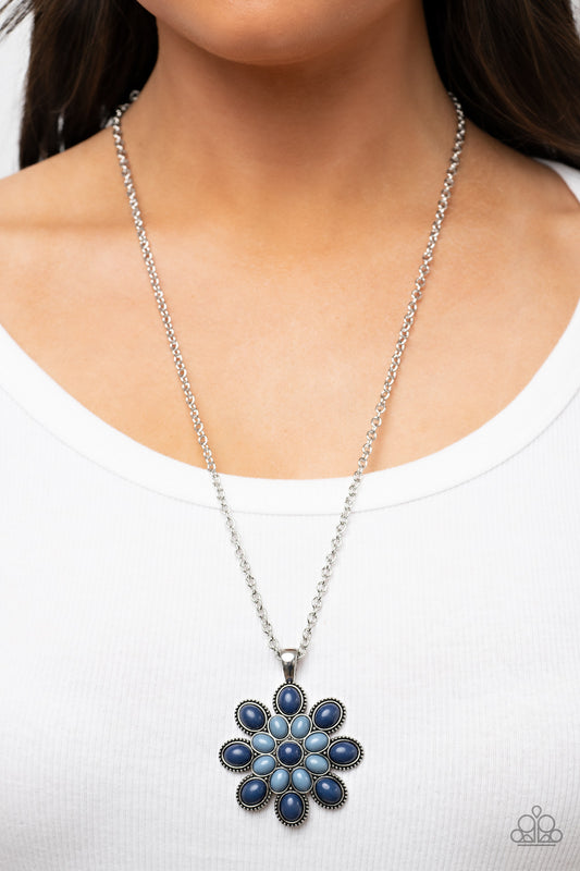 In the MEADOW of Nowhere - Blue Earrings - Paparazzi Accessories