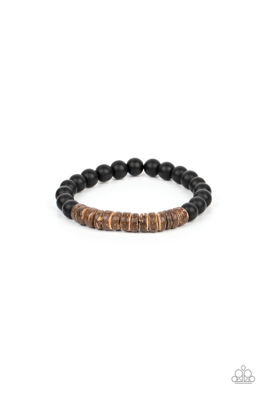 Recreational Remedy - Brown Bracelet - Paparazzi Accessories