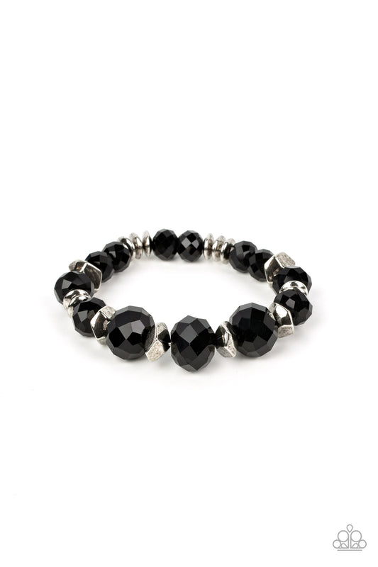 Astral Auras - Black Bracelet - Paparazzi Accessories