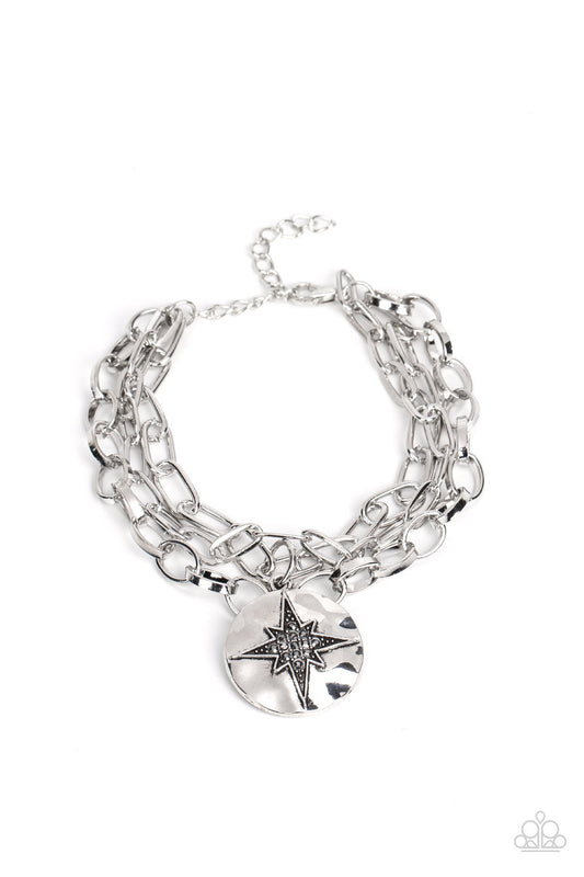 True North Twinkle - Silver Bracelet - Paparazzi Accessories