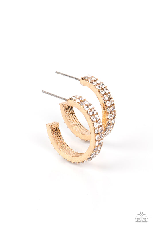 Positively Petite - Gold Earrings