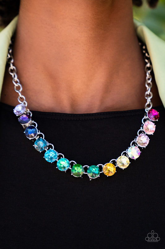 Rainbow Resplendence - Multi Necklace - Paparazzi Accessories