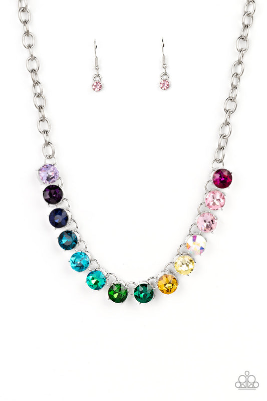 Rainbow Resplendence - Multi Necklace - Paparazzi Accessories